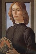 Sandro Botticelli Man as Spain oil painting artist
